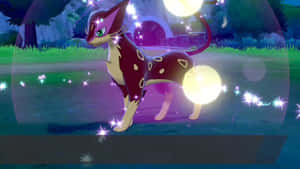 Glowing Liepard In Video Game Wallpaper