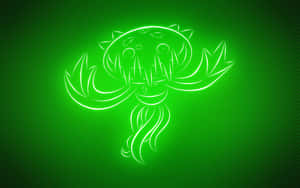 Glowing Outlines Of Carnivine Wallpaper