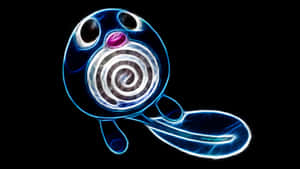 Glowing Poliwag Art Wallpaper