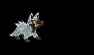Glowing Poochyena Artwork Wallpaper