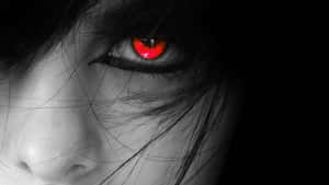 Glowing Red Eye Wallpaper