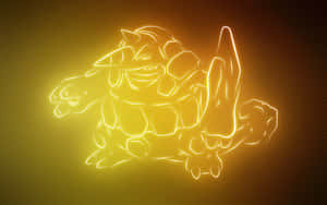 Glowing Rhyperior Wallpaper