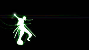 Glowing Silhouette Zoro Hd Wallpaper