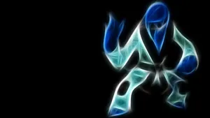 Glowing Smoke Sawk Wallpaper