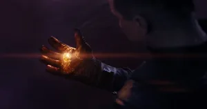 Glowing Soul Stonein Hand Wallpaper