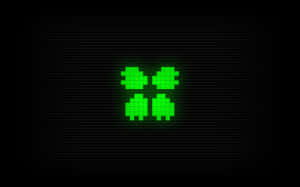 Glowing4chan Logo Wallpaper