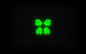 Glowing4chan Logo Wallpaper