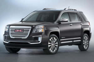 Gmc Terrain On A Scenic Mountain Road Wallpaper