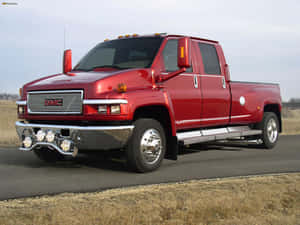 Gmc Topkick: Rugged And Powerful Workhorse Truck Wallpaper