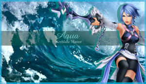 Go On An Adventure With Aqua From Kingdom Hearts Wallpaper