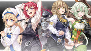 Goblin Slayer Characters Group Artwork Wallpaper