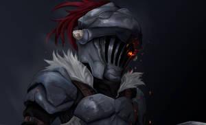 Goblin Slayer On A Daring Mission To Quell The Flames Wallpaper