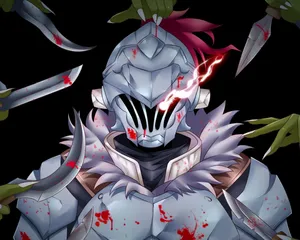 Goblin Slayer, Suited Up In Protective Armor. Wallpaper