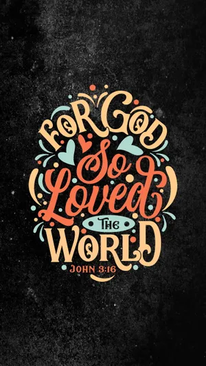 God's Love Bible Quote Wallpaper