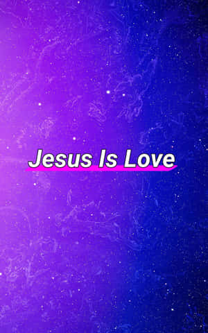 “god's Love For Us Is Infinite.” Wallpaper