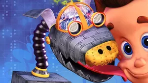 Goddard Licking Jimmy Neutron Boy Genius Wallpaper