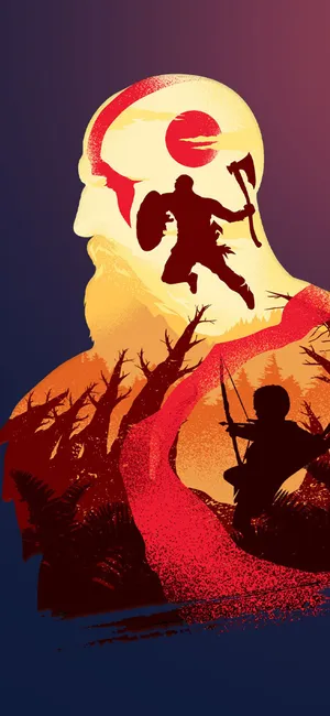 Godof War Ragnarok Artistic Profile Wallpaper