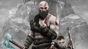 Godof War Ragnarok Kratos Atreus Wallpaper