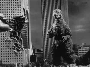 Godzilla 1954 Wreaking Havoc In The City Wallpaper