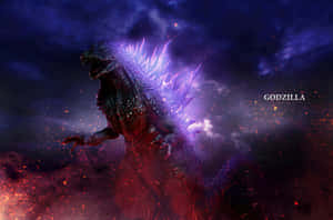 Godzilla 2000 Roaring In The City Wallpaper