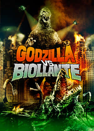 Godzilla And Biollante Face Off Wallpaper