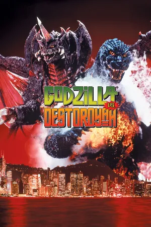 Godzilla And Destoroyah Epic Battle Scene Wallpaper