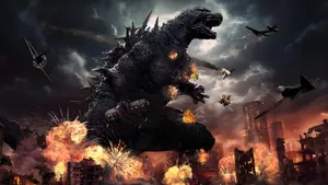 Godzilla Minus One 4k Action Wallpaper