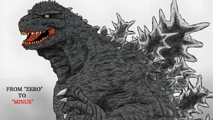 Godzilla Minus One 4k Release Wallpaper