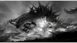 Godzilla Minus One 4k Scene Wallpaper