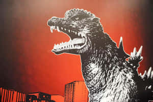 Godzilla Silhouette Artwork Wallpaper