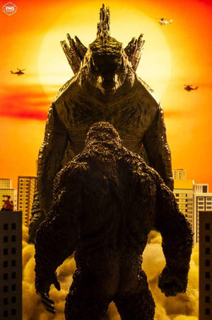 Godzilla Vs King Kong - Godzilla Vs King Kong - Godzilla Vs King Kong Wallpaper