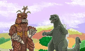 Godzilla_vs_ Megalon_ Showdown Wallpaper