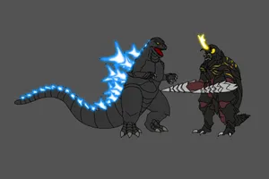 Godzilla_vs_ Megalon_ Showdown Wallpaper