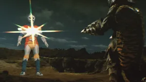 Godzillavs Megalon Showdown Wallpaper