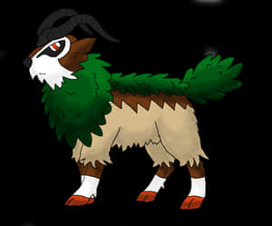 Gogoat Drawing In White Background Wallpaper