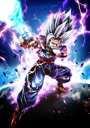 Gohan Beast Form Power Up Wallpaper