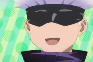 Gojo Satoru Blindfolded Smirk Wallpaper