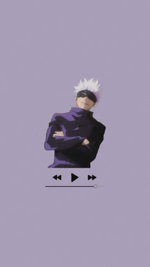 Gojo Satoru Minimalist Art Wallpaper