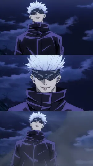 Gojo Satoru Nighttime Aesthetic Wallpaper
