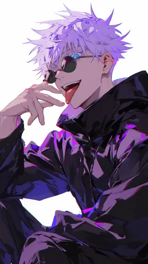 Gojo Satoru Stylish Anime Artwork Wallpaper