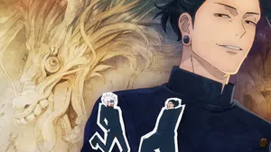 Gojoand Geto Anime Artwork Wallpaper