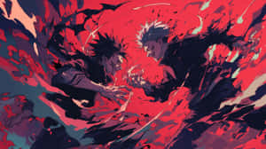 Gojovs Sukuna Epic Confrontation Wallpaper