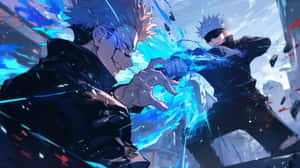 Gojovs Sukuna Epic Confrontation Wallpaper