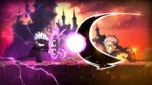 Gojovs Sukuna Epic Confrontation Wallpaper