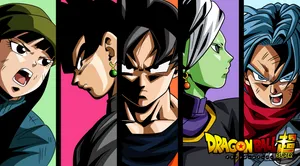 Goku And His Allies Team Up To Save The World Wallpaper