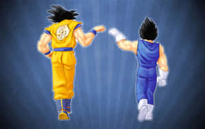 Goku And Vegeta Unite To Defeat Evil Wallpaper