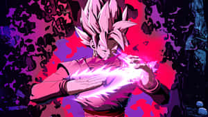 “goku Black Unleashing His Power In 4k Resolution” Wallpaper