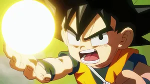 Goku Kids Energy Blast Wallpaper