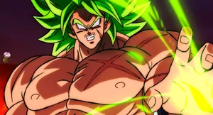 Goku Super Saiyan Broly Wrath State Wallpaper