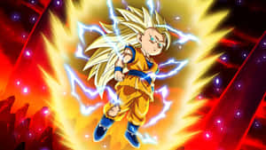 Goku Super Saiyan Transformation Wallpaper